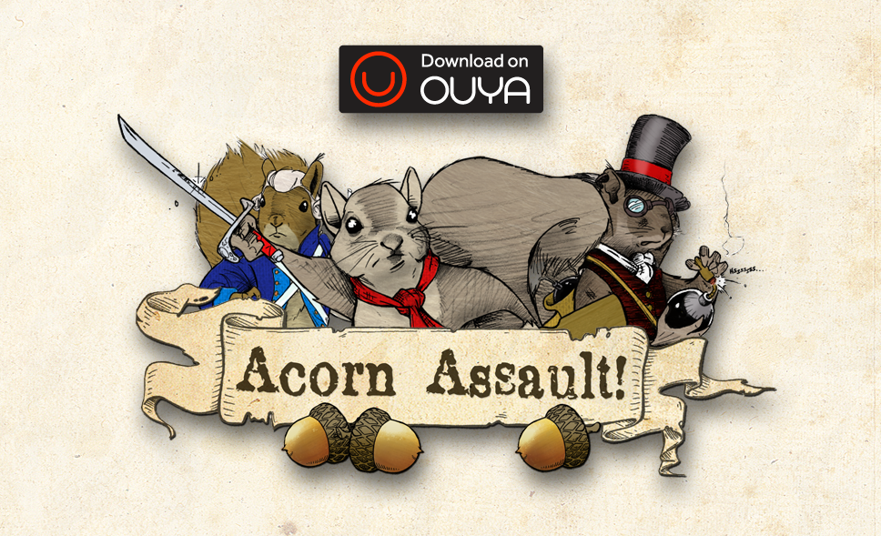 The Revolution is Now! Acorn Assault is Available on OUYA